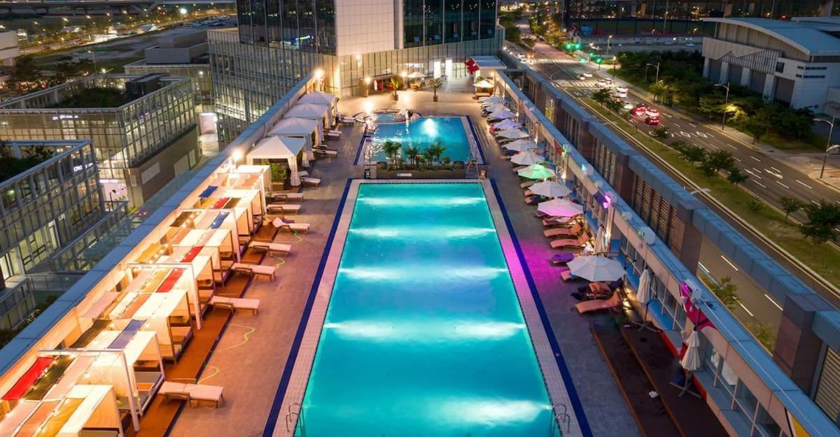 Songdo Halla Westernpark-Seaviewroom Hotel-바다전망 Inčchon Exteriér fotografie